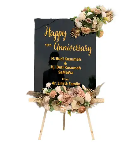 Papan Bunga Akrilik Aribaya