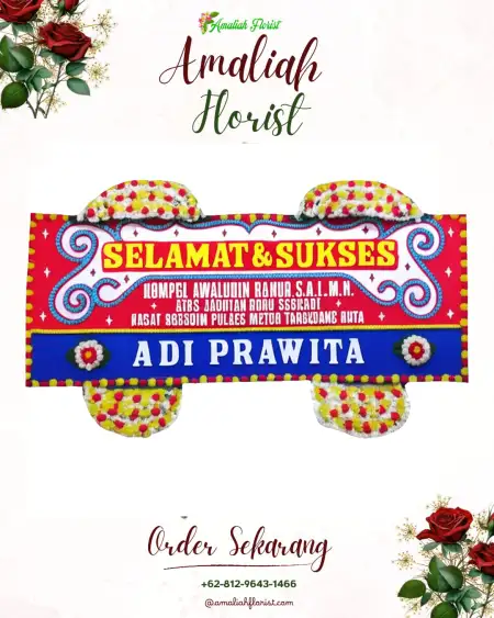 Papan Bunga Ucapan Selamat Aribaya